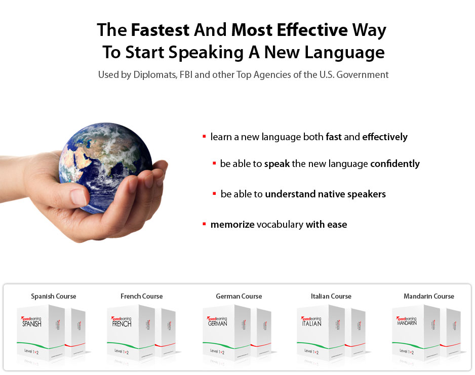 Speed Learning Languages Frontpage